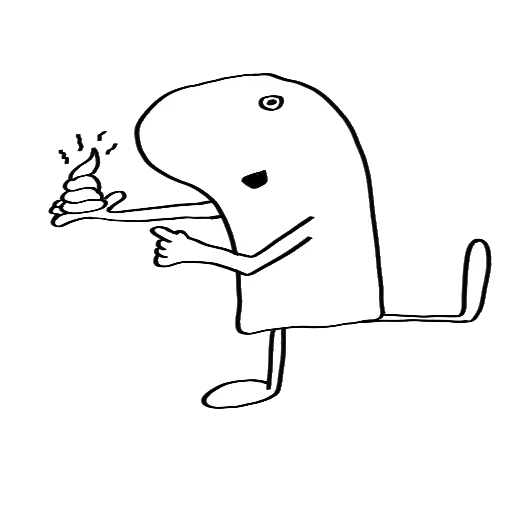 💩 Стикер «White guy» для Telegram