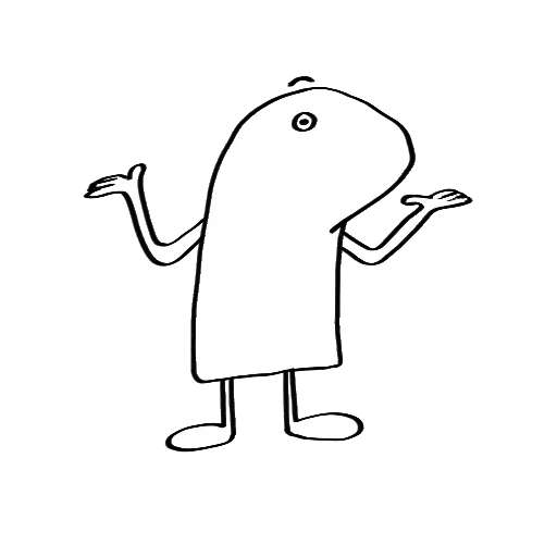 🤷‍♂ Стикер «White guy» для Telegram