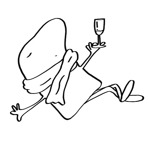 🍷 Стикер «White guy» для Telegram