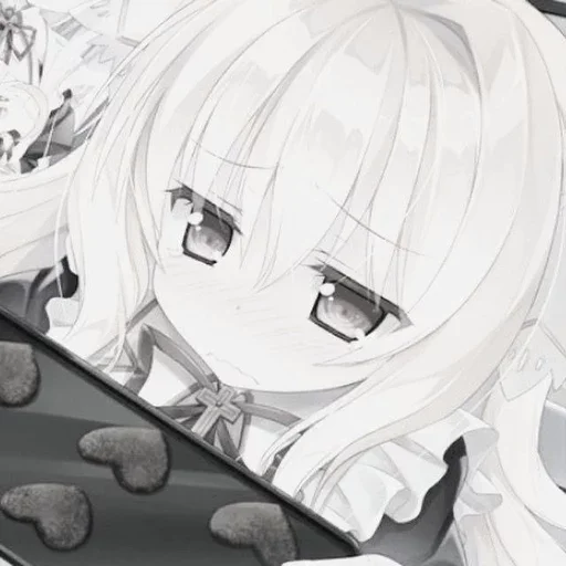 😓 Стикер «Angel / White luv pack» для Telegram
