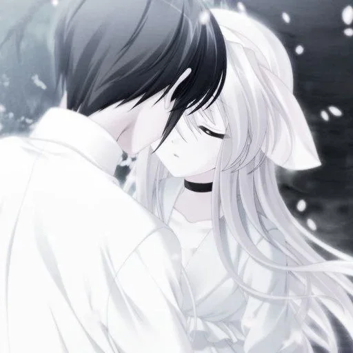 🤍 Стикер «Angel / White luv pack» для Telegram