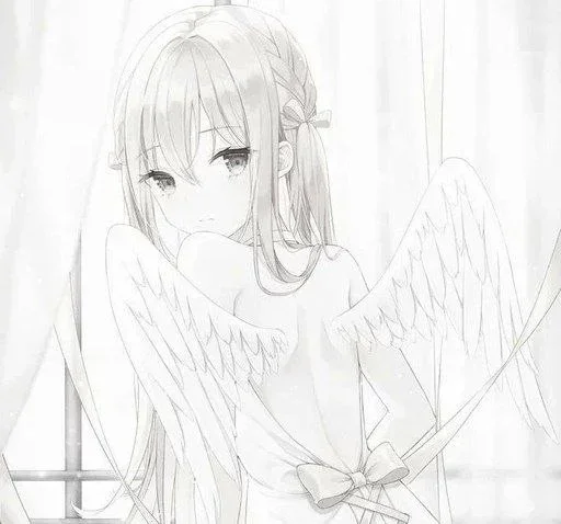 Стикерпак Angel / White luv pack для Telegram