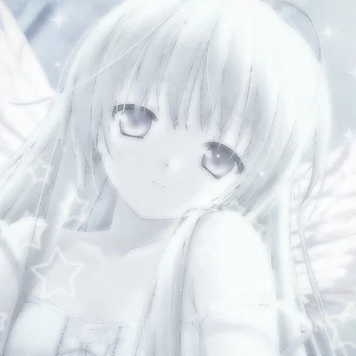 🤍 Стикер «Angel / White luv pack» для Telegram