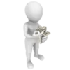 Стикер 28 3D Man