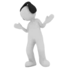 Стикер 7 3D Man