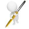 Стикер 58 3D Man