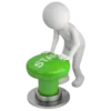 Стикер 59 3D Man