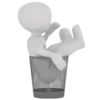 Стикер 32 3D Man