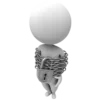 Стикер 20 3D Man