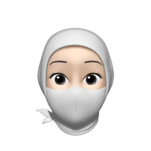 🤍 Стикер «whitemsk» для Telegram
