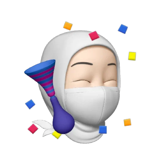 🤍 Стикер «whitemsk» для Telegram