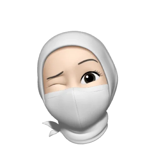 🤍 Стикер «whitemsk» для Telegram
