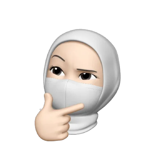 🤍 Стикер «whitemsk» для Telegram