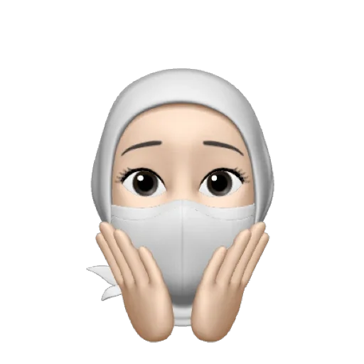 🤍 Стикер «whitemsk» для Telegram