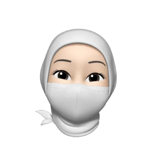 🤍 Стикер «whitemsk» для Telegram