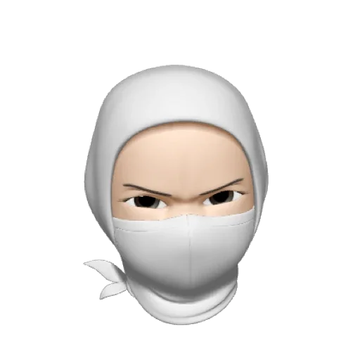 🤍 Стикер «whitemsk» для Telegram