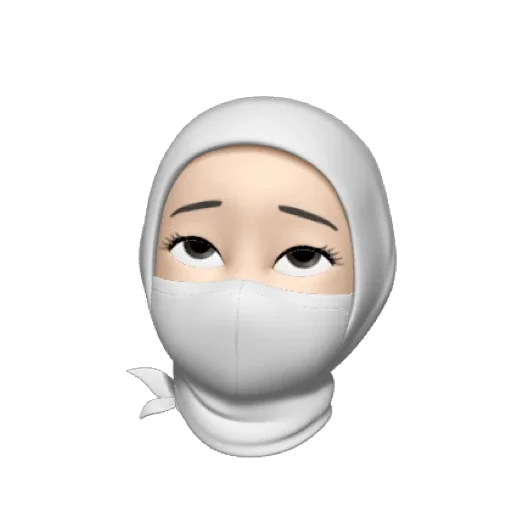 🤍 Стикер «whitemsk» для Telegram