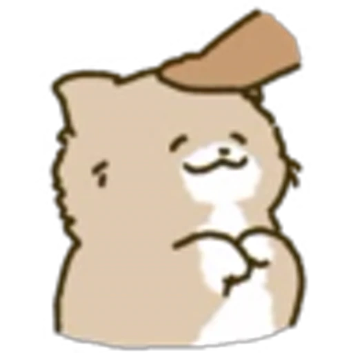 🥰 Эмодзи «White Paw Miyao» для Telegram