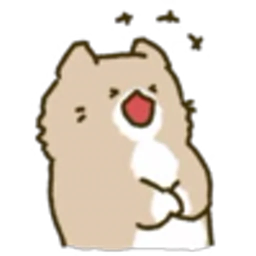 😂 Эмодзи «White Paw Miyao» для Telegram