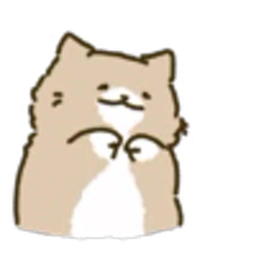 ❤️ Эмодзи «White Paw Miyao» для Telegram