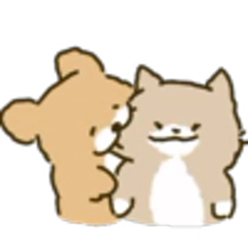 ❤️ Эмодзи «White Paw Miyao» для Telegram