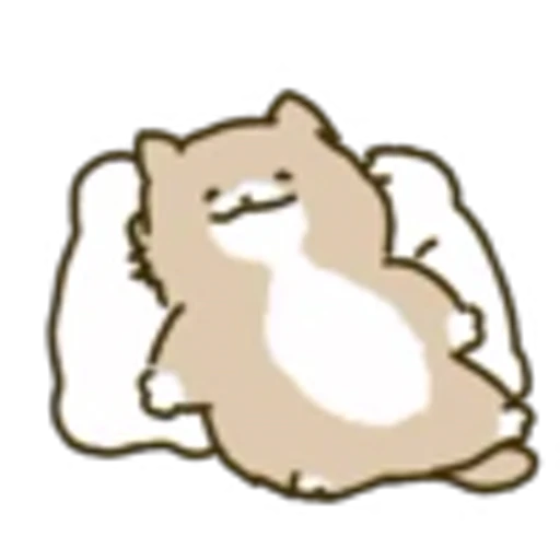 ☺️ Эмодзи «White Paw Miyao» для Telegram