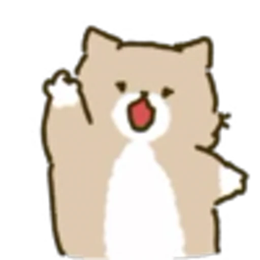 👋 Эмодзи «White Paw Miyao» для Telegram