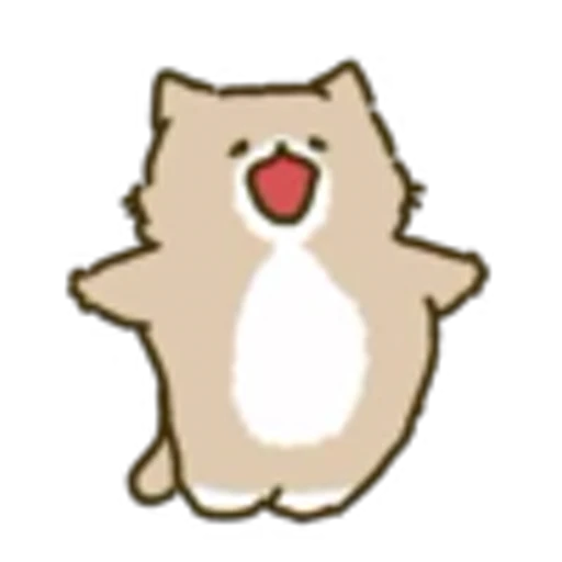 💕 Эмодзи «White Paw Miyao» для Telegram