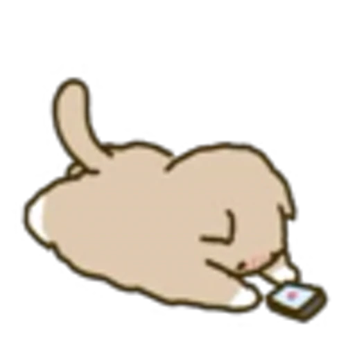 🥰 Эмодзи «White Paw Miyao» для Telegram