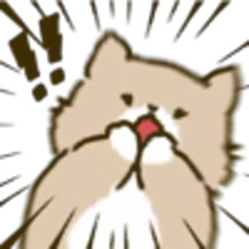 ‼️ Эмодзи «White Paw Miyao» для Telegram