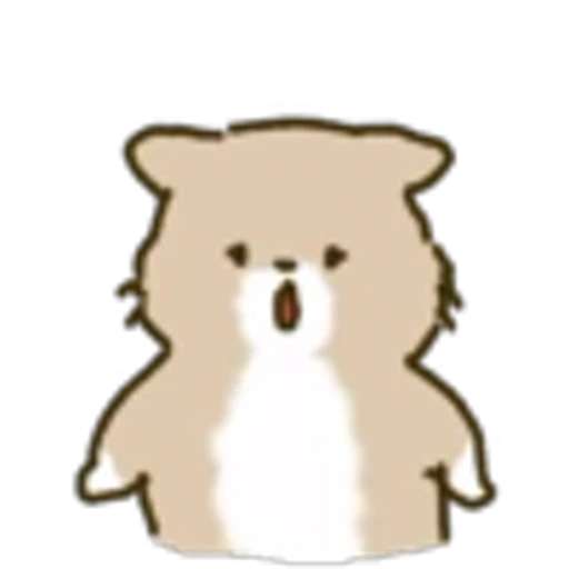 😮 Эмодзи «White Paw Miyao» для Telegram