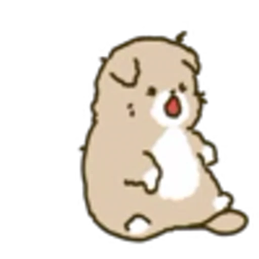 😵 Эмодзи «White Paw Miyao» для Telegram