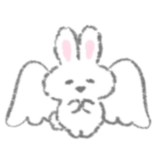 🧸 Стикер «White Rabbit» для Telegram