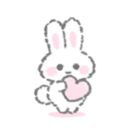 🍮 Стикер «White Rabbit» для Telegram