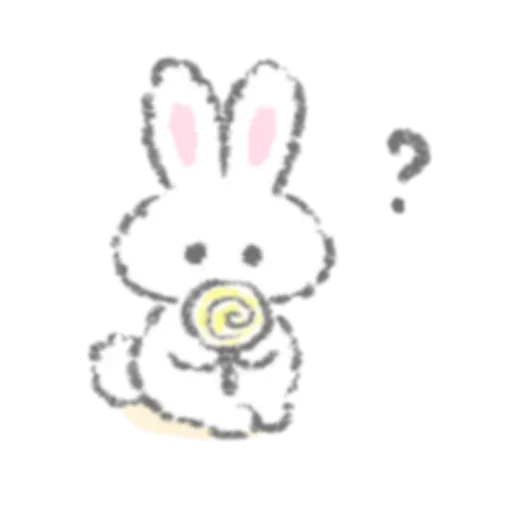 🥛 Стикер «White Rabbit» для Telegram