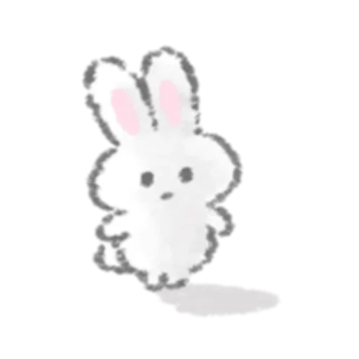 🥛 Стикер «White Rabbit» для Telegram