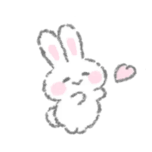 🥛 Стикер «White Rabbit» для Telegram