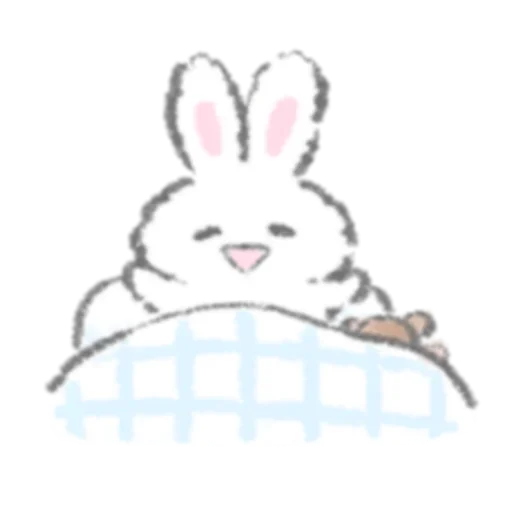 🎀 Стикер «White Rabbit» для Telegram