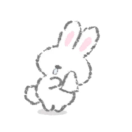 🧸 Стикер «White Rabbit» для Telegram