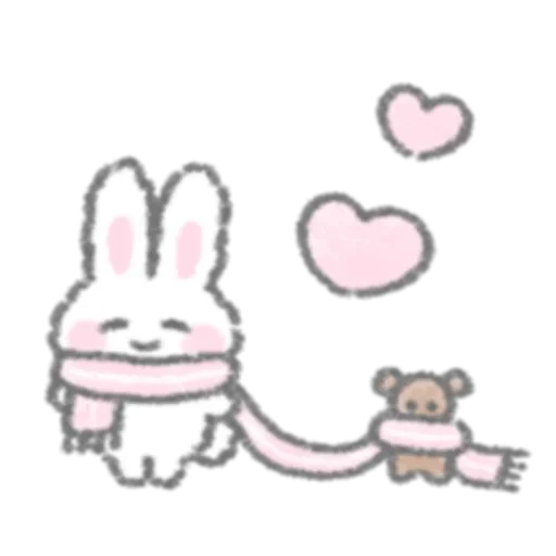 🤍 Стикер «White Rabbit» для Telegram