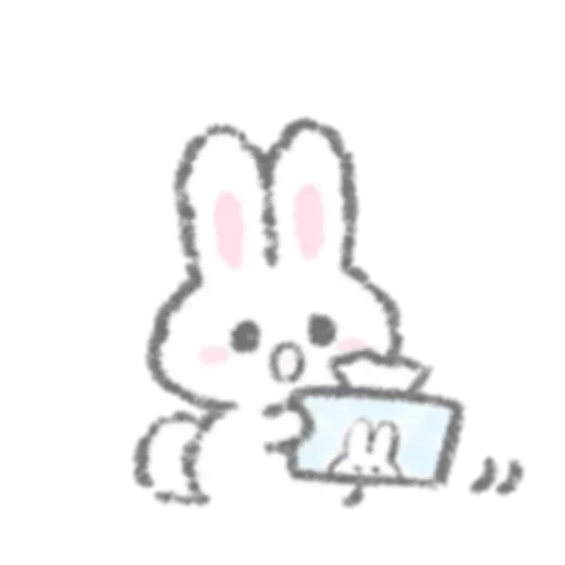 🐇 Стикер «White Rabbit» для Telegram