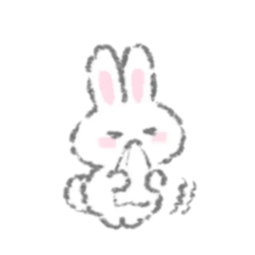 🍽 Стикер «White Rabbit» для Telegram