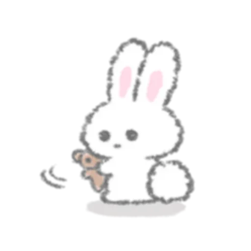 🥄 Стикер «White Rabbit» для Telegram