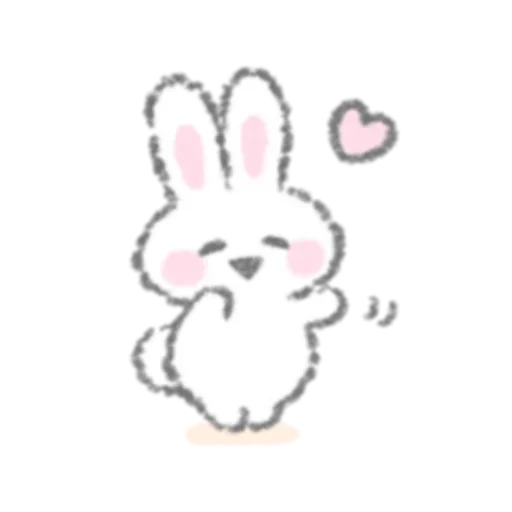 🗝 Стикер «White Rabbit» для Telegram
