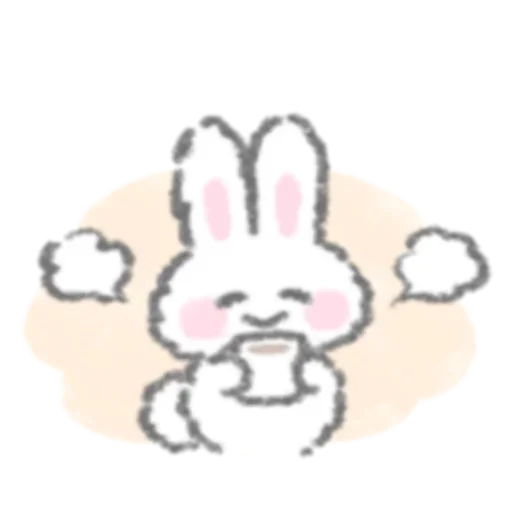 🥛 Стикер «White Rabbit» для Telegram