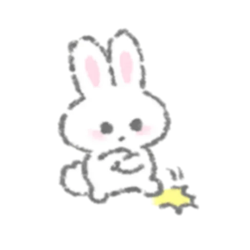 🍪 Стикер «White Rabbit» для Telegram