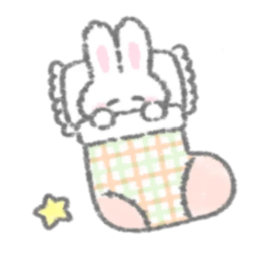 ☁️ Стикер «White Rabbit» для Telegram