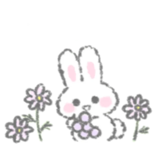 🥄 Стикер «White Rabbit» для Telegram