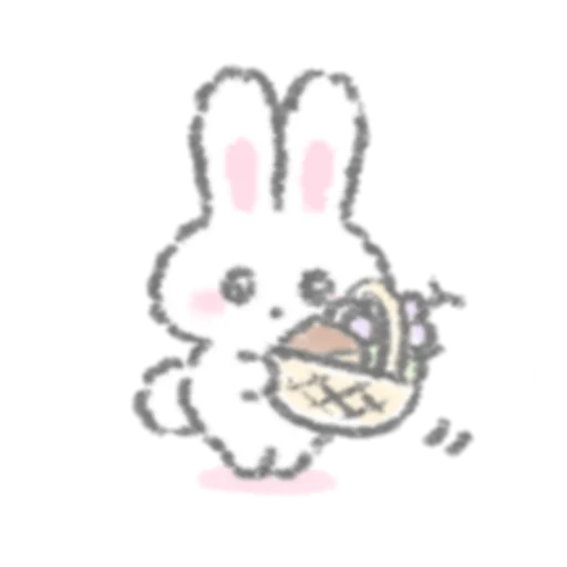 🖇 Стикер «White Rabbit» для Telegram