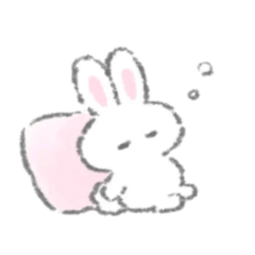 🤍 Стикер «White Rabbit» для Telegram